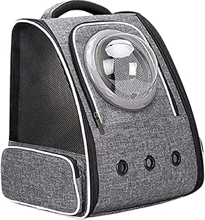 OLOTU Pet Backpack Space Capsule Cat Carrier, Pet Backpack Carrier for Animal Puppy Bunny Cat, Ventilated Breathable Design Cat Backpack Spacious