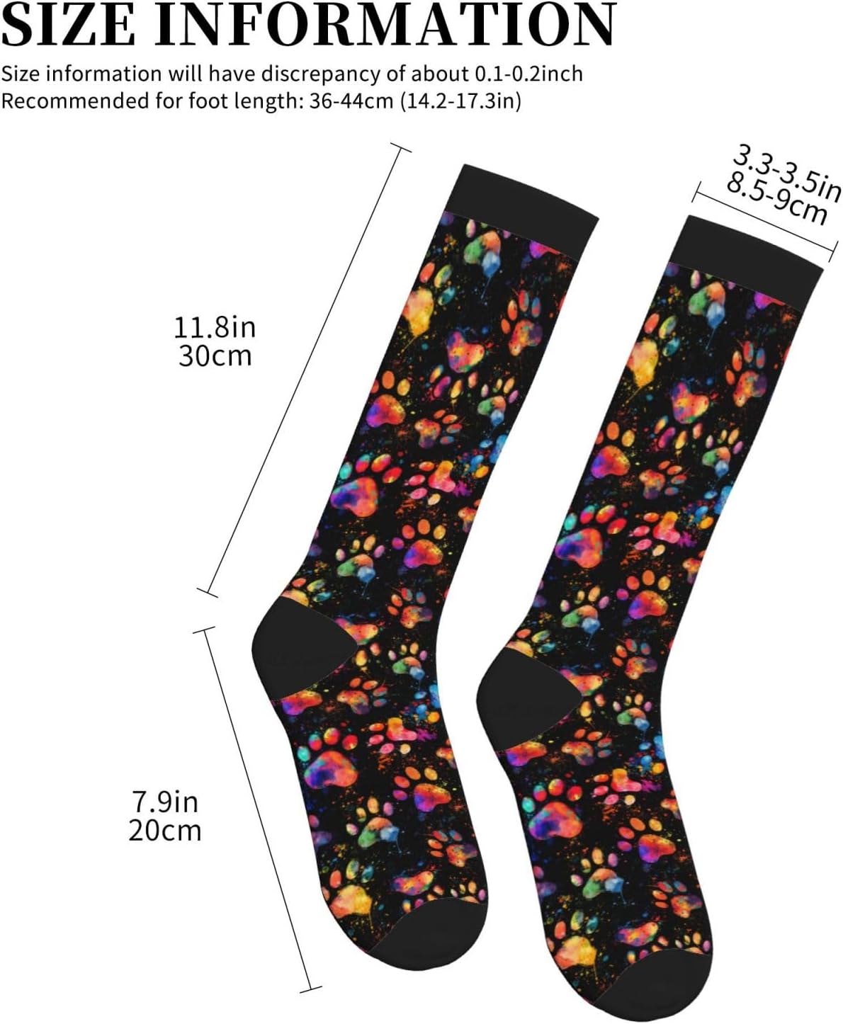 Compression Socks Knee High Circulation Support Socks For Women Men Athletic Running Hiking Cycling - Image 4