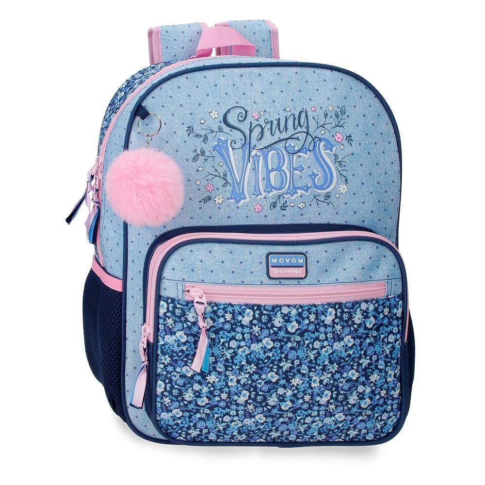 Movom Spring Vibes Marine School Backpack 30x38x12 cm Polyester 13.68L