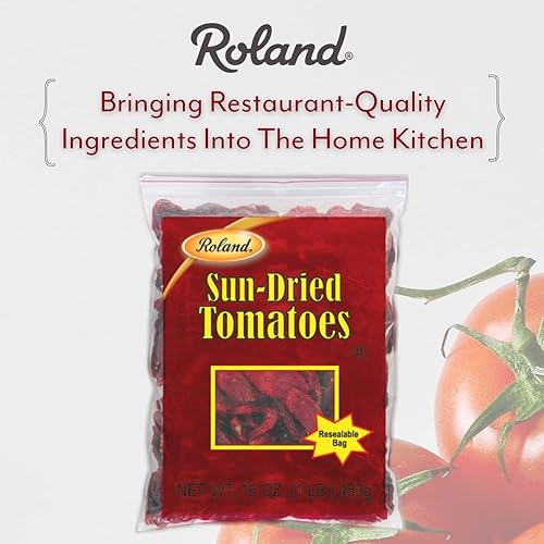 Miniatura 2 de Roland Foods Mitades de tomate secado al sol, bolsa de 1 libra, paquete de 3