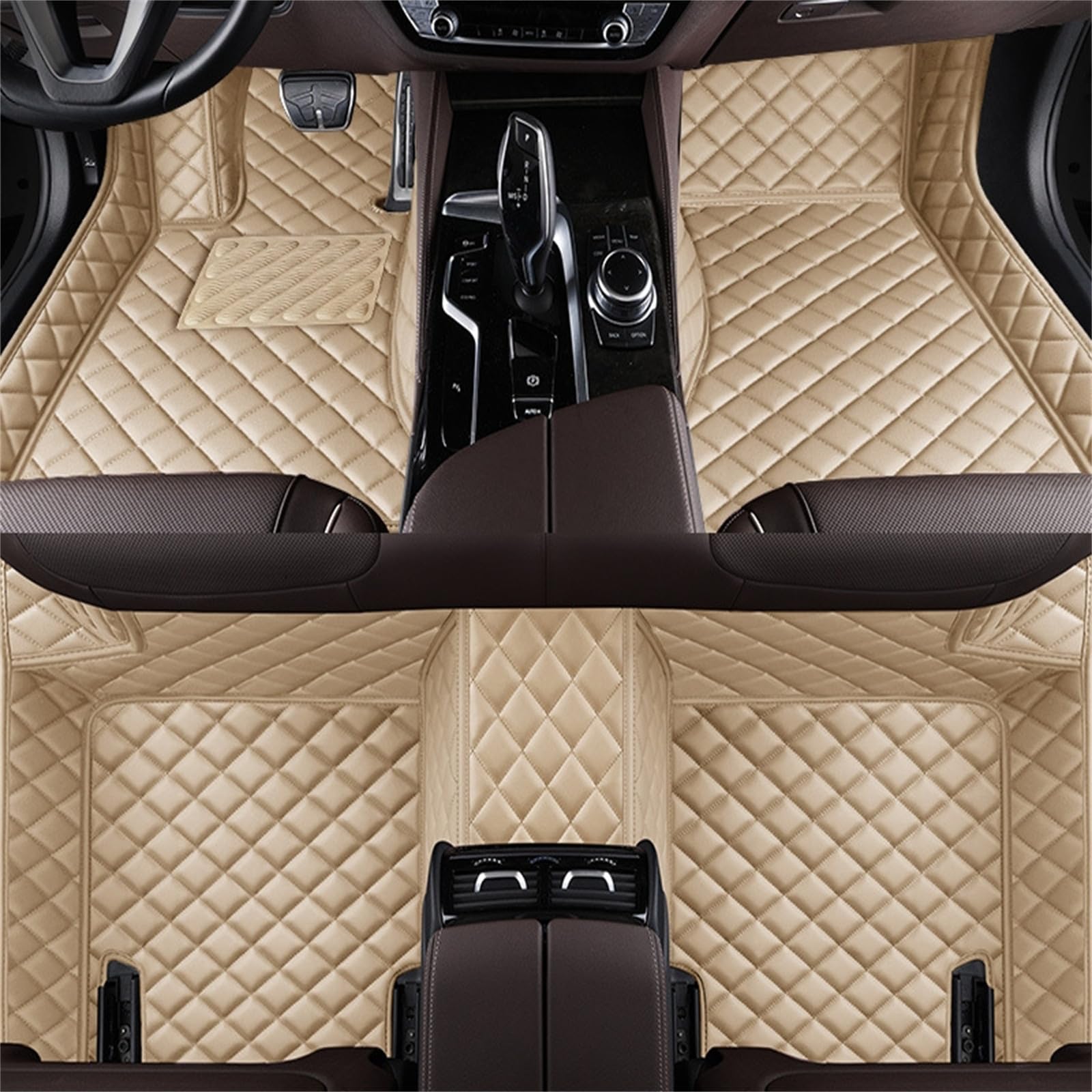 MOTOS Tappetini in gomma per auto adatto per Kia Rio IV 2016-2020 Migliorate il vostro comfort di viaggio con il tappetino antiscivolo per auto 3D