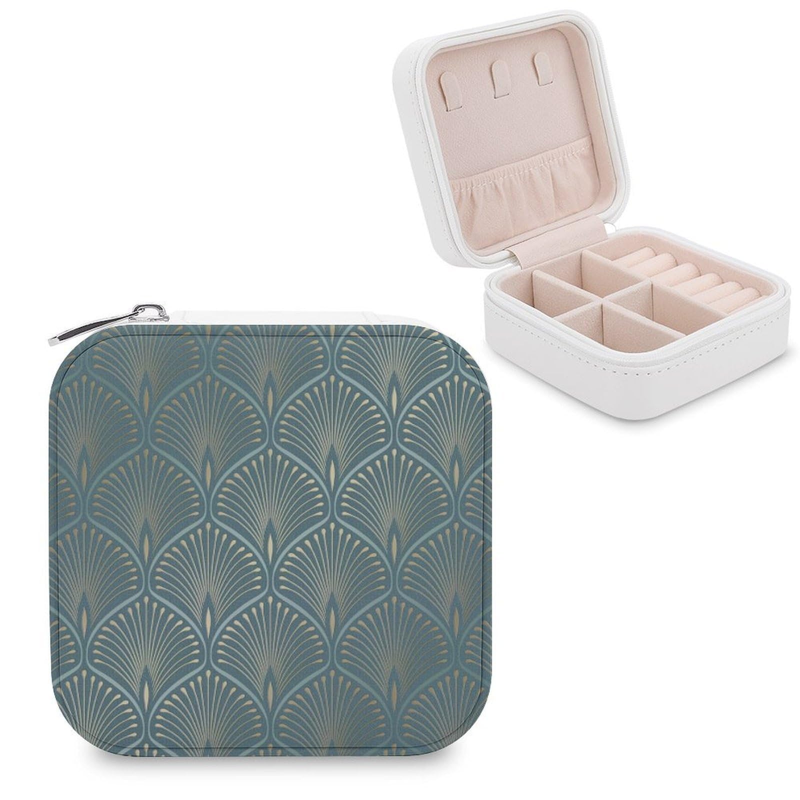 Étui de rangement pour bijoux de voyage en flanelle douce