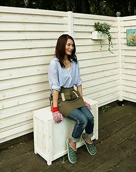 ガーデンガーデン 木製ベンチボックス ウォッシュホワイト BOX-B800WHT Amazon.co.jp: ガーデンガーデン 天然木製ベンチボックス