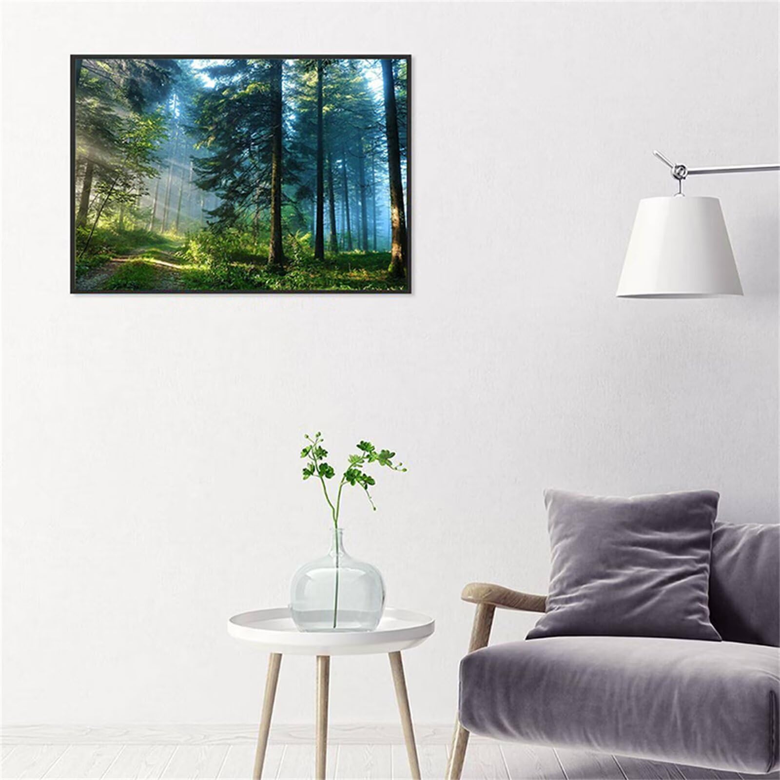 Broderie Diamant Paysage 60x90cm pour une Décoration Salon Cosy DIY