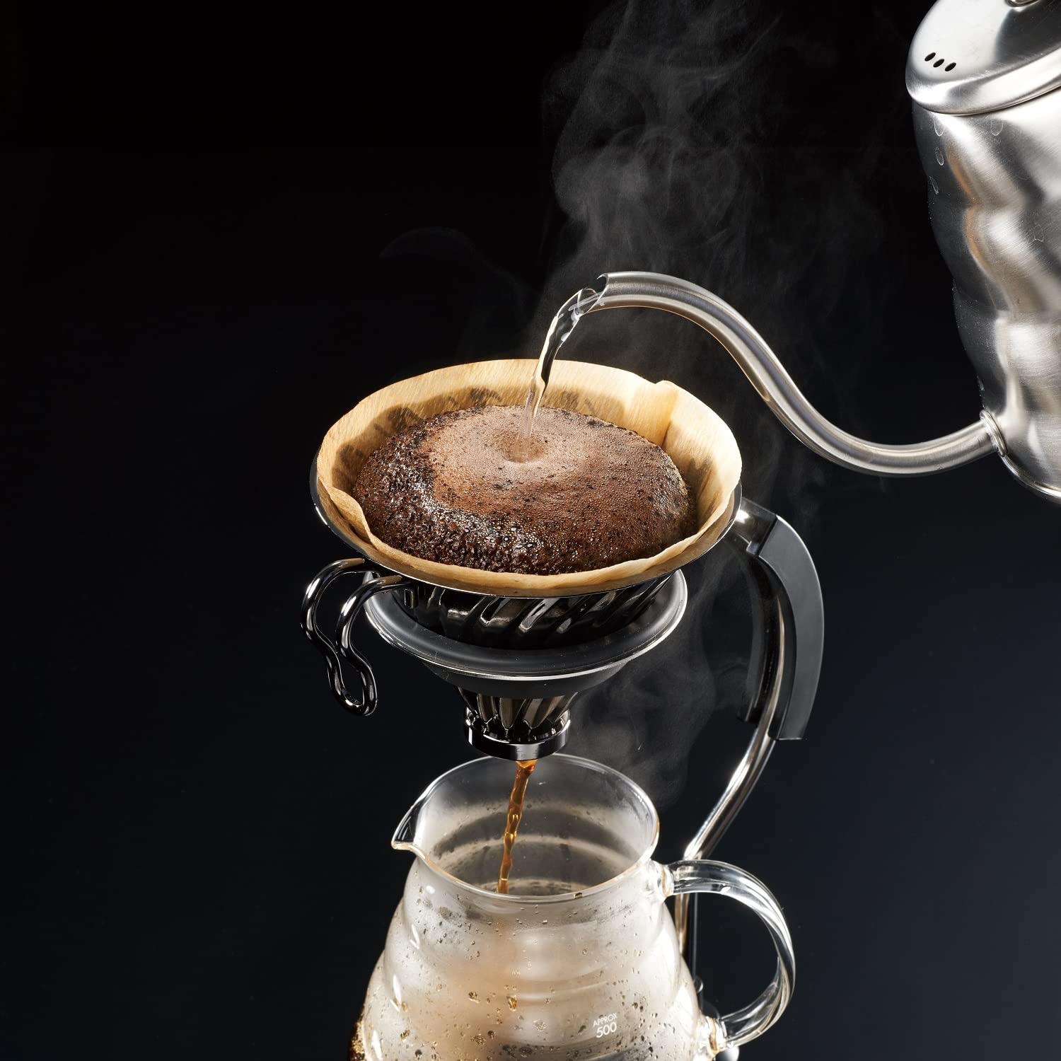 Goutteur à Café Hario V60 En Verre - Taille 02 Pour 2 à 4 Tasses | Méthode De Filtration Lente
