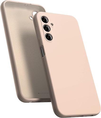Miniatura 7 de GOOSPERY Funda de silicona líquida diseñada para Galaxy A24, suave al tacto, protección de cuerpo completo, a prueba de golpes, con forro de