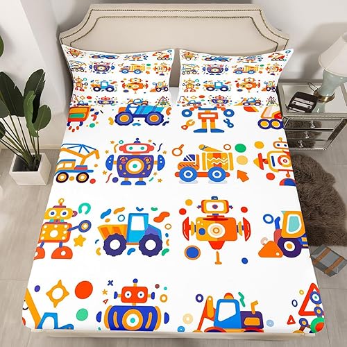 Vista 67 de Feelyou Juego de sábanas espaciales para niños, juego de ropa de cama de galaxia para niños y niñas, sábanas de planeta del universo, 1 sábana