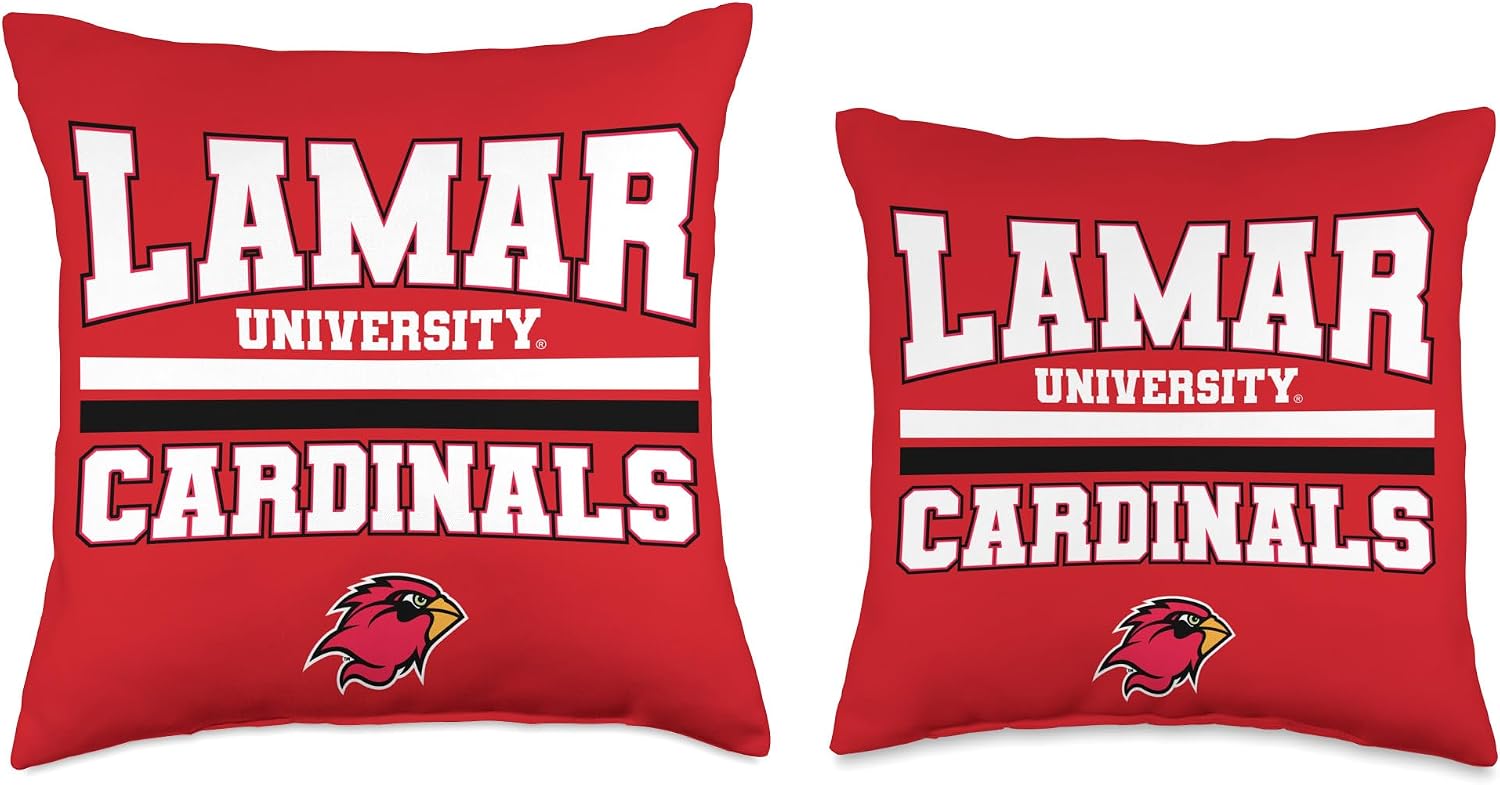 Lamar Cardinals NCAA | VNPLMR301 Throw Pillow