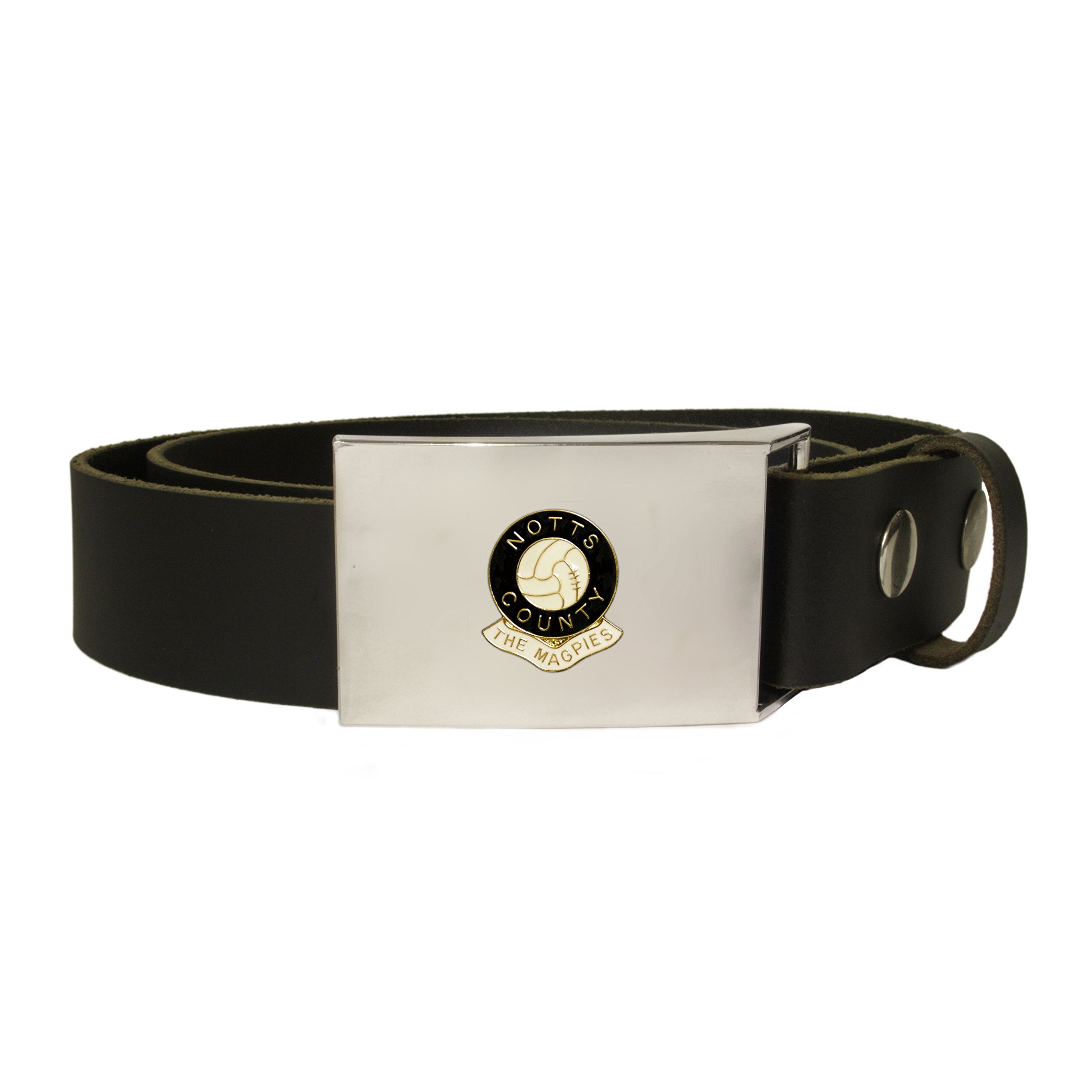 Notts County football club leather snap fit belt