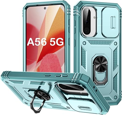 Miniatura 52 de PASNEW Funda para cámara Samsung Galaxy A15 5G, soporte metálico de grado militar, resistente a prueba de golpes, carcasa rígida para Samsung A15