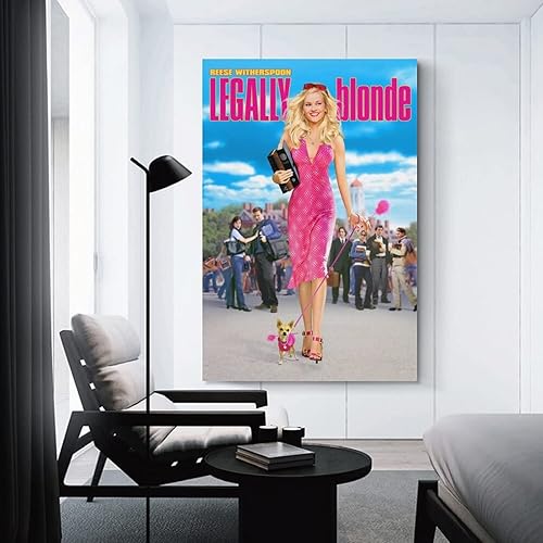 Miniatura 3 de BRRF Póster de película legalmente rubia, póster artístico y arte de pared, póster moderno para decoración de dormitorio familiar, 12 x 18 pulgadas