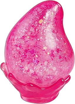 Water Drop Squishy Fidget Toy, Slow Rising Glitter Stress Ball Soft Sensory Squeeze for Anxiety Stress Relief, Classroom Prizes & Party Favors for Teens Adult Pink