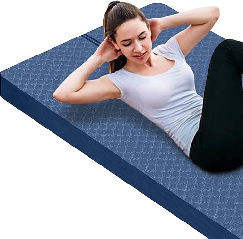 Miniatura 24 de nuveti Tapete Grande para Ejercicios - Tapete de Yoga de 15mm/20mm/30mm de Grosor | Tapete de Ejercicios para Fitness, Yoga, Pilates, Estiramientos