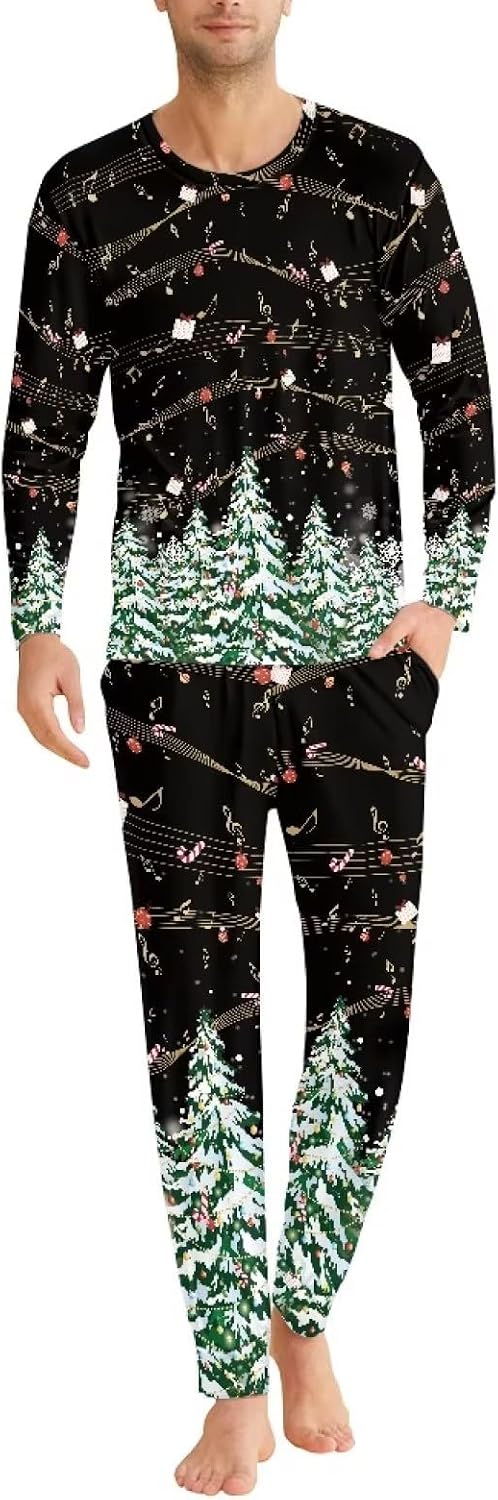 Upetstory Family Christmas Pajamas Matching Sets for Women Men Boys Girls