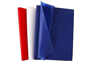 SANNIX 100 Sheets Patriotic Tissue Paper Bulk
