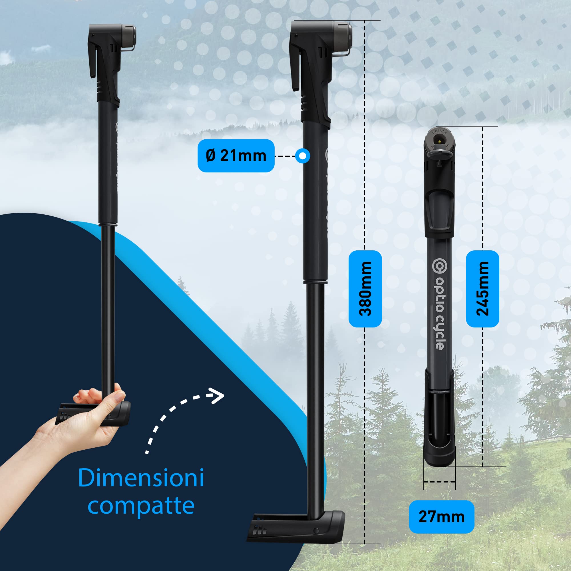 Air Profil FC01 Mini Pompa per Bicicletta - Zéfal - Acquista Mini Pompe Air Profil FC01 Mini Pompa per Bicicletta - Zéfal - Acquista Mini Pompe