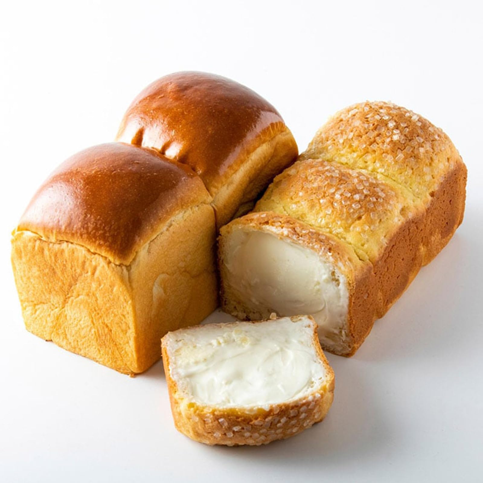 男前パン 2枚セット Amazon | お中元 高級食パン 2種2本 食べ比べセット プレミアム