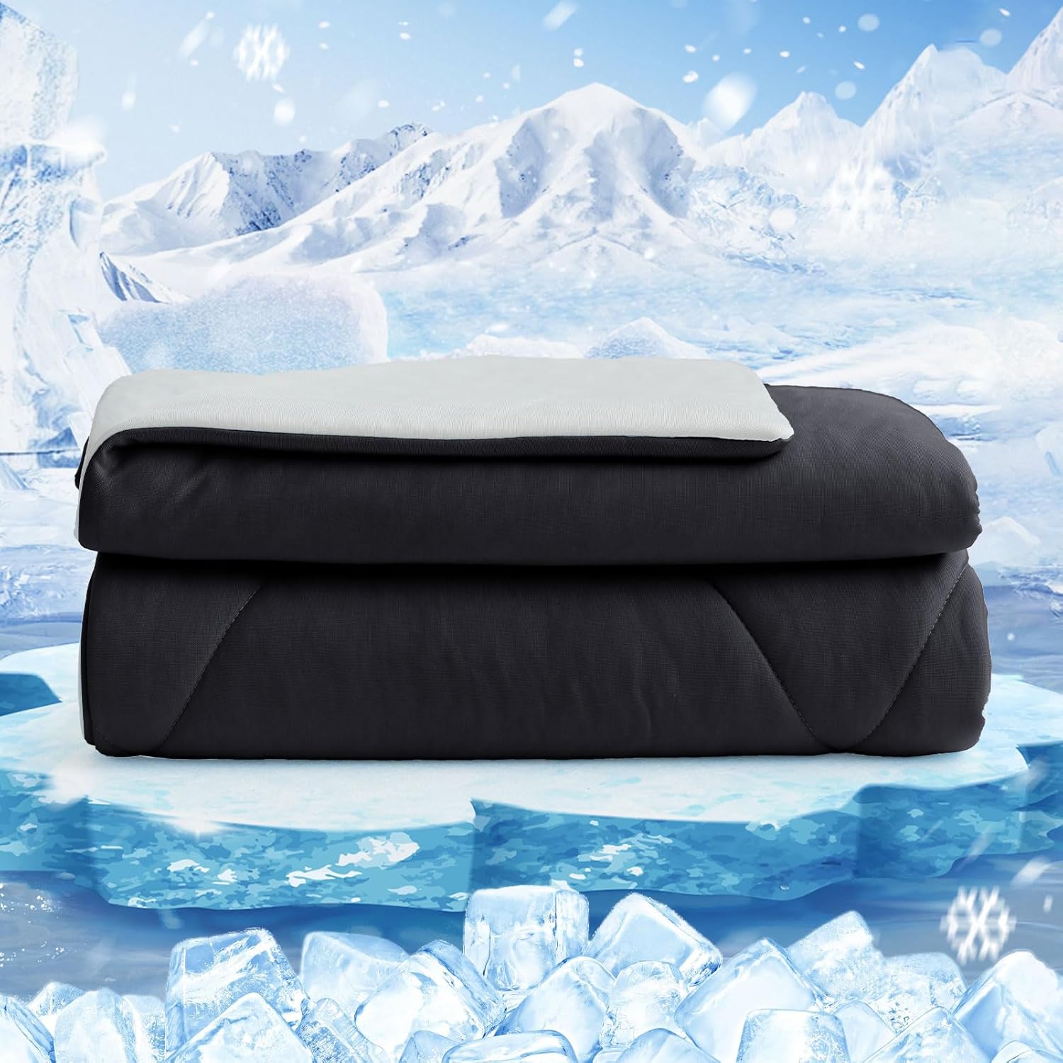 Kühlende Bettdecke 150x200cm - Selbstkühlende Sommerdecke In Pink