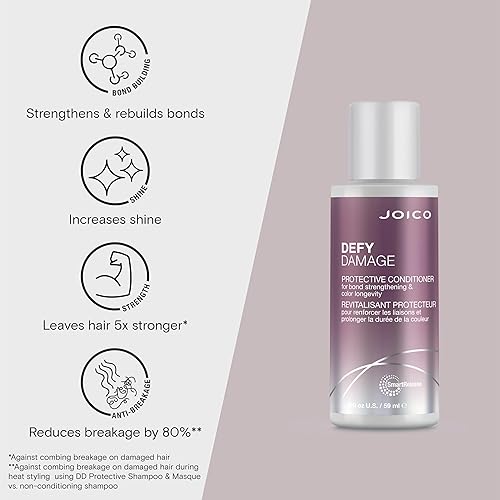 Miniatura 3 de Joico Defy Damage Protective Conditioner For Color-Treated Hair Strengthen Bonds & Preserve Hair Color With Moringa Seed Oil & Arginine