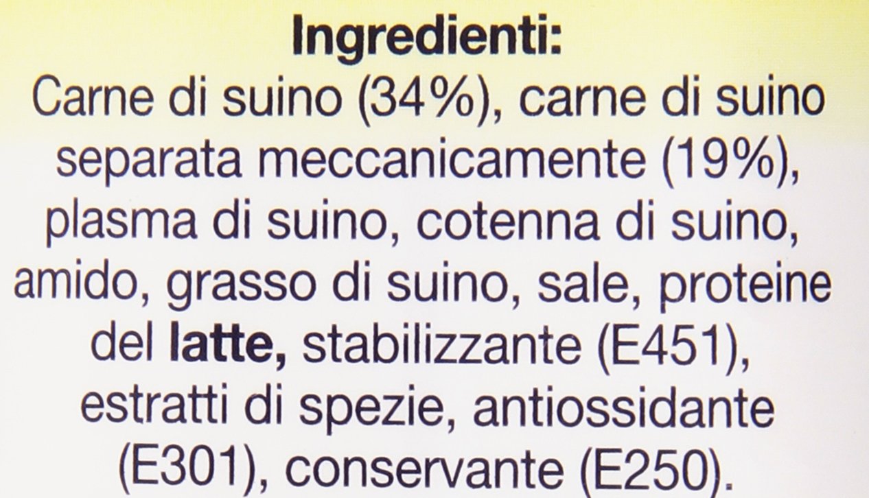 Jamonilla - Pasticcio con carne suina, prodotto in Danimarca - 4 confezioni da 340 g [1360 g]