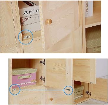 20 Pack Cabinet Door Catch Magnetic Catch Magnetic Door Catch Kitchen Closet Door Closing Cabinet Latch Magnetic Closures for Kitchen Cupboard Wardrobe Closet Cabinet Door Drawer Latch (White)
