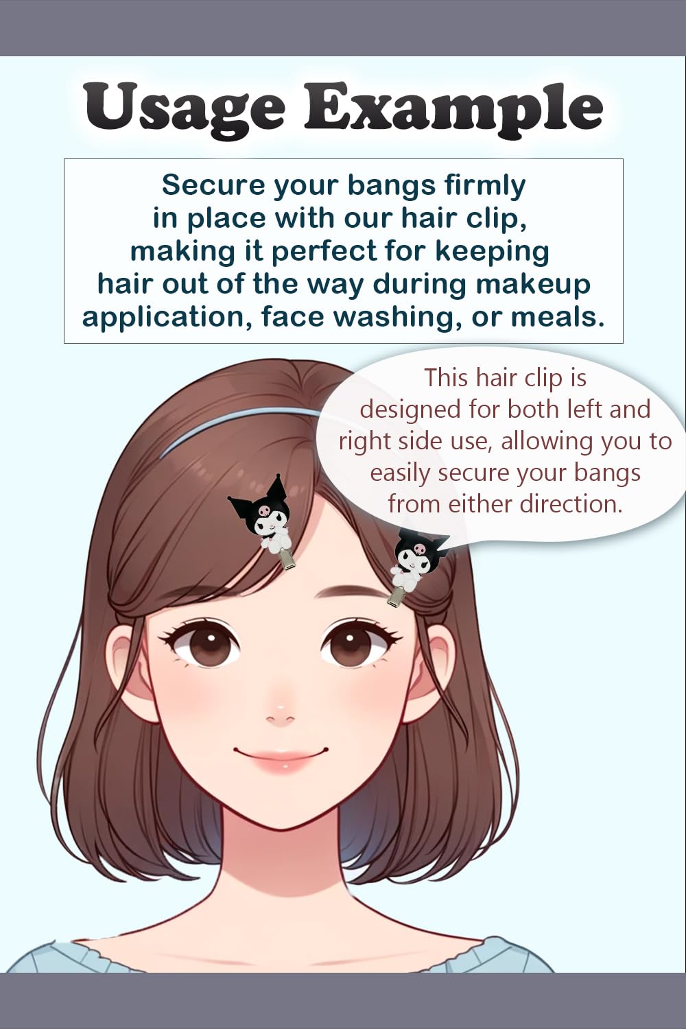 Amazon.com : SanrioOriginal Hair Clips (Japan Import) - Includes