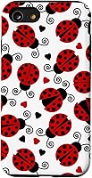 Vista 18 de Carcasa para iPhone 17 de mariquitas y corazones