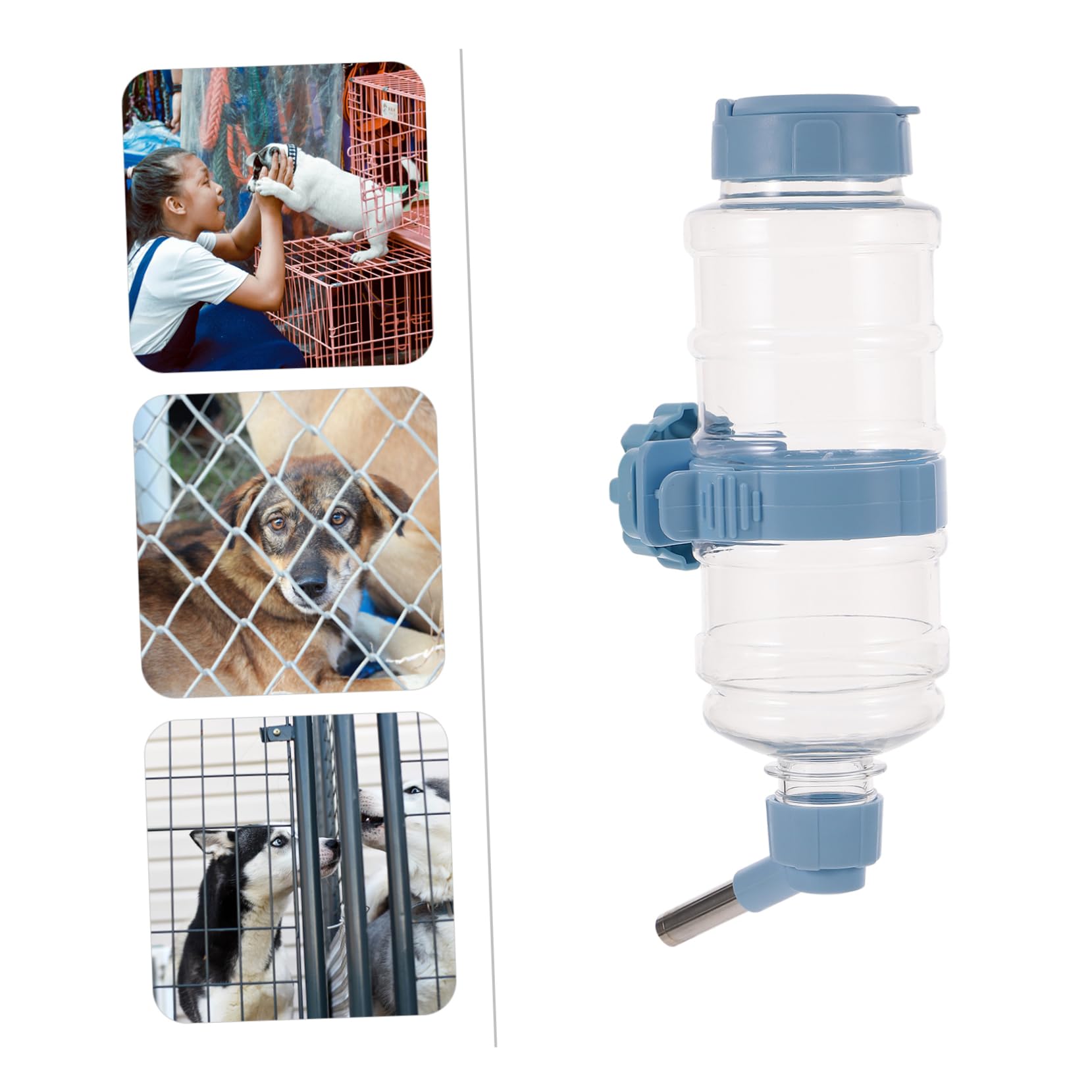 BESPORTBLE 2pezzi Dispenser Per Bevitore Per Conigli e Criceti Facile Perdite Design Corretta Idratazione