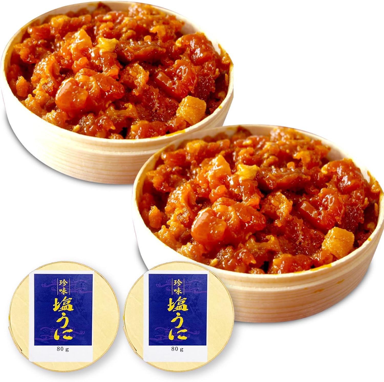 see様 売約品 ♪ 青森県大間町産 塩ウニ瓶詰め 8本 青森 売約品♪ 青森