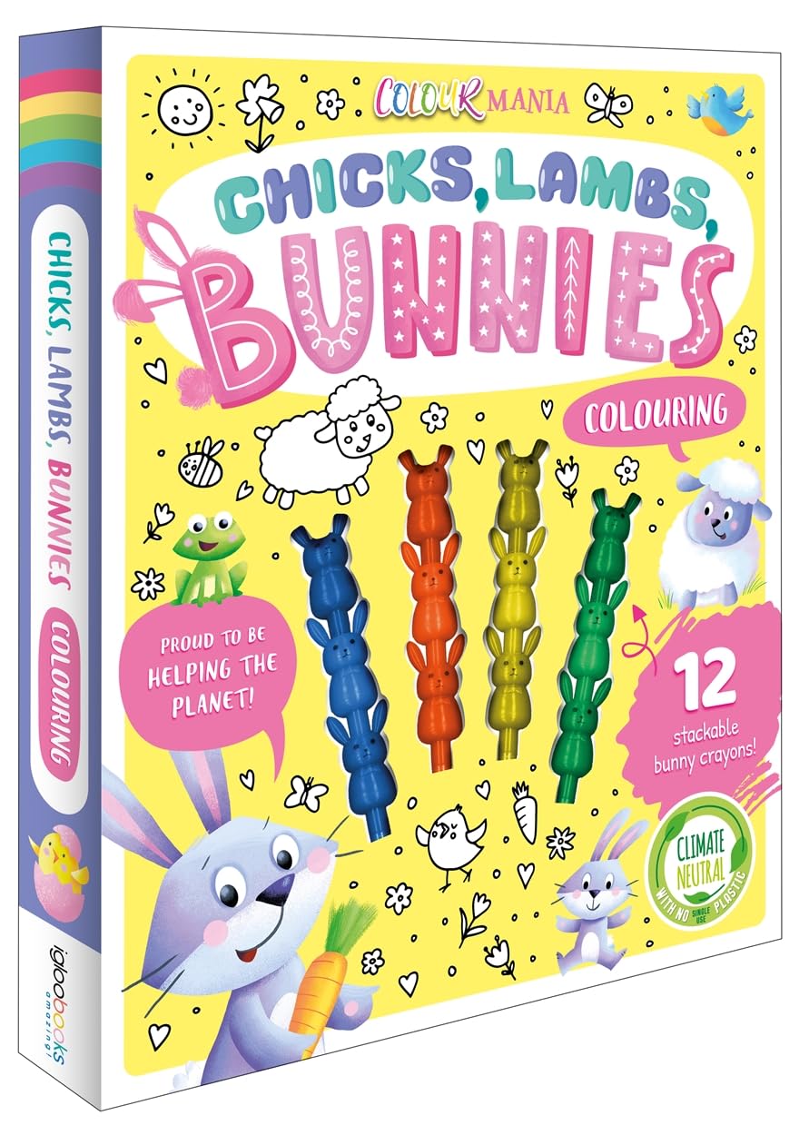 Chicks, Lambs, Bunnies Colouring (Colourmania Eco)
