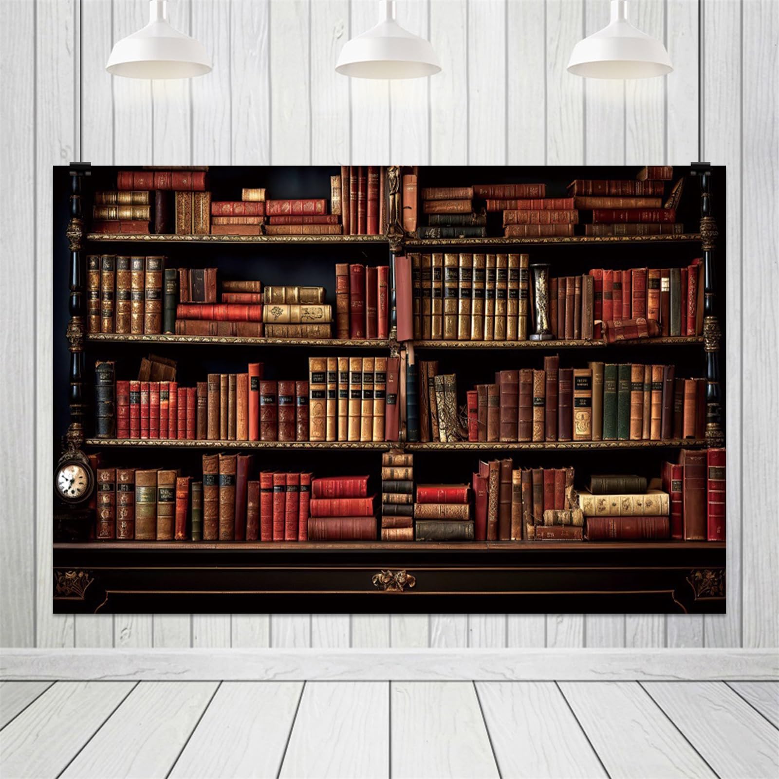 Background High Res Library Bookshelves