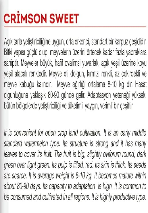 AGRODAL TARIM Ancestral Seed Natural Diyarbakir Kapruz 100 Seeds