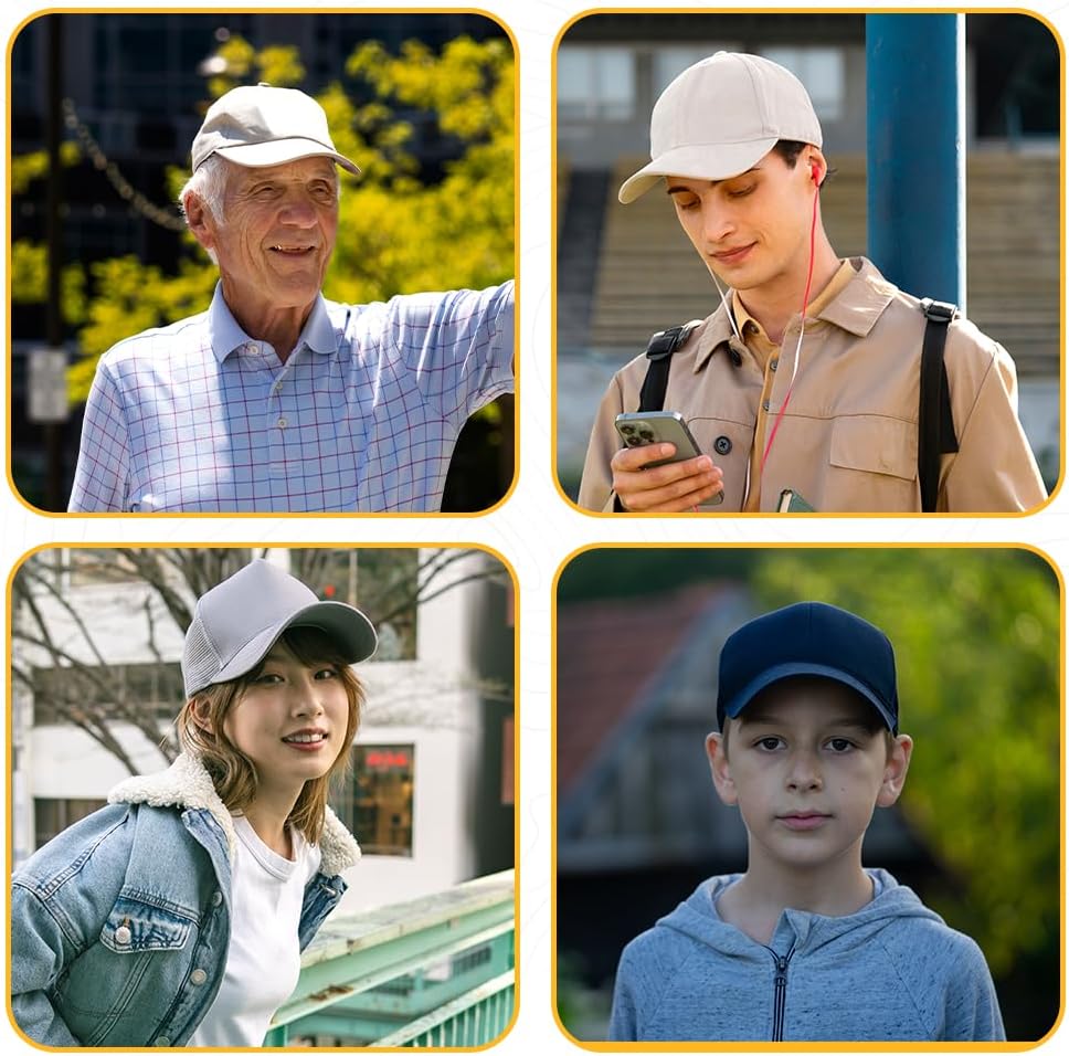 CoverYourHair Baseball Hats - Plain Dad Hat - Baseball Caps - Adjustable Sport Cap ,10 Pack Baseball Cap, Multi color,One Size