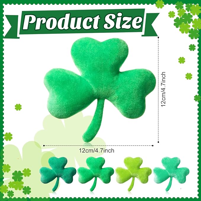 Juguetes para Perros Civaner Trébol San Patricio 12 Piezas miniatura 3