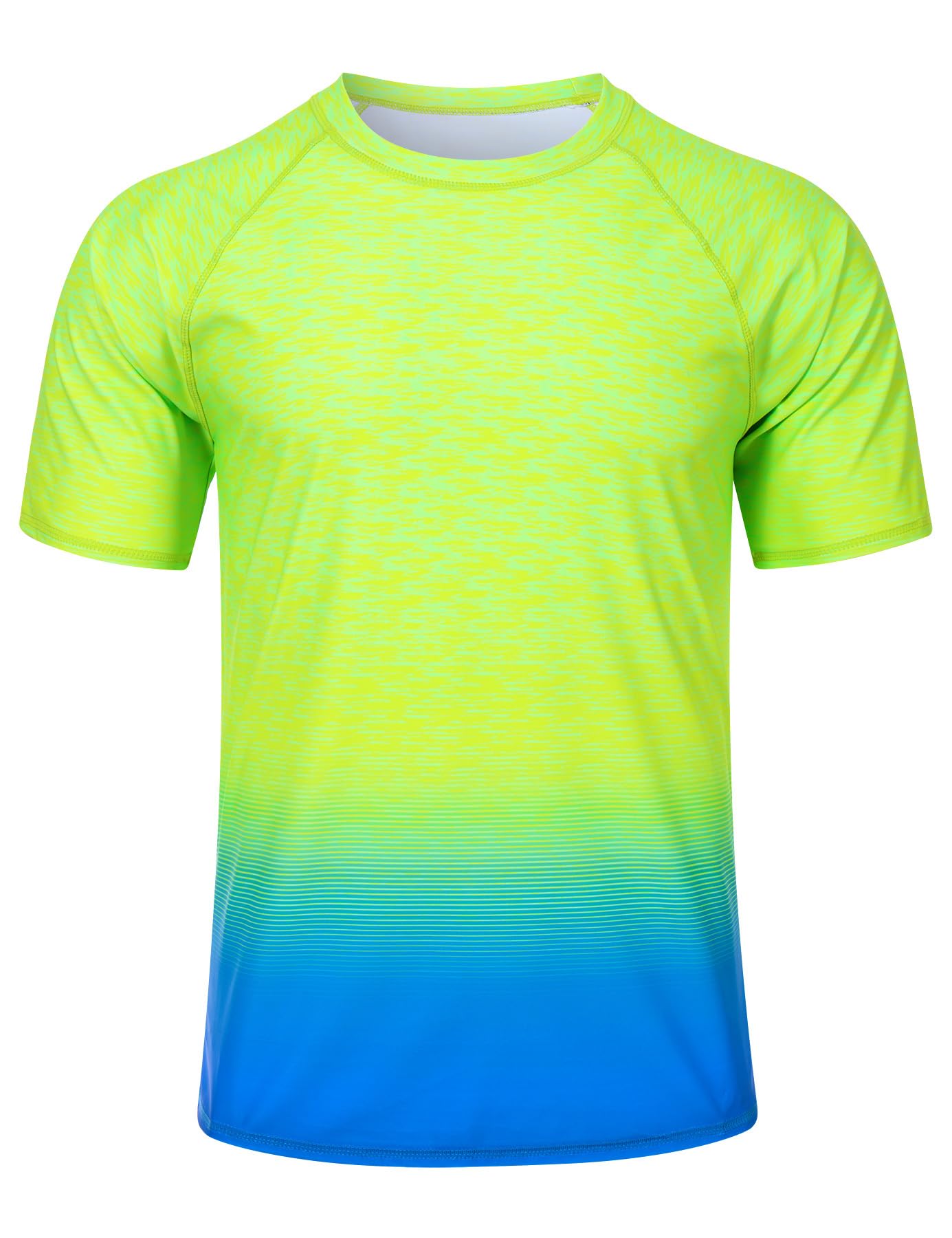 Fanient UV Shirt Rashguard Herren Schnelltrocknend Kurzarm Schwimmshirt Männer UPF 50+ Atmungsaktiv Shirts für Wasser Surfen Wandern