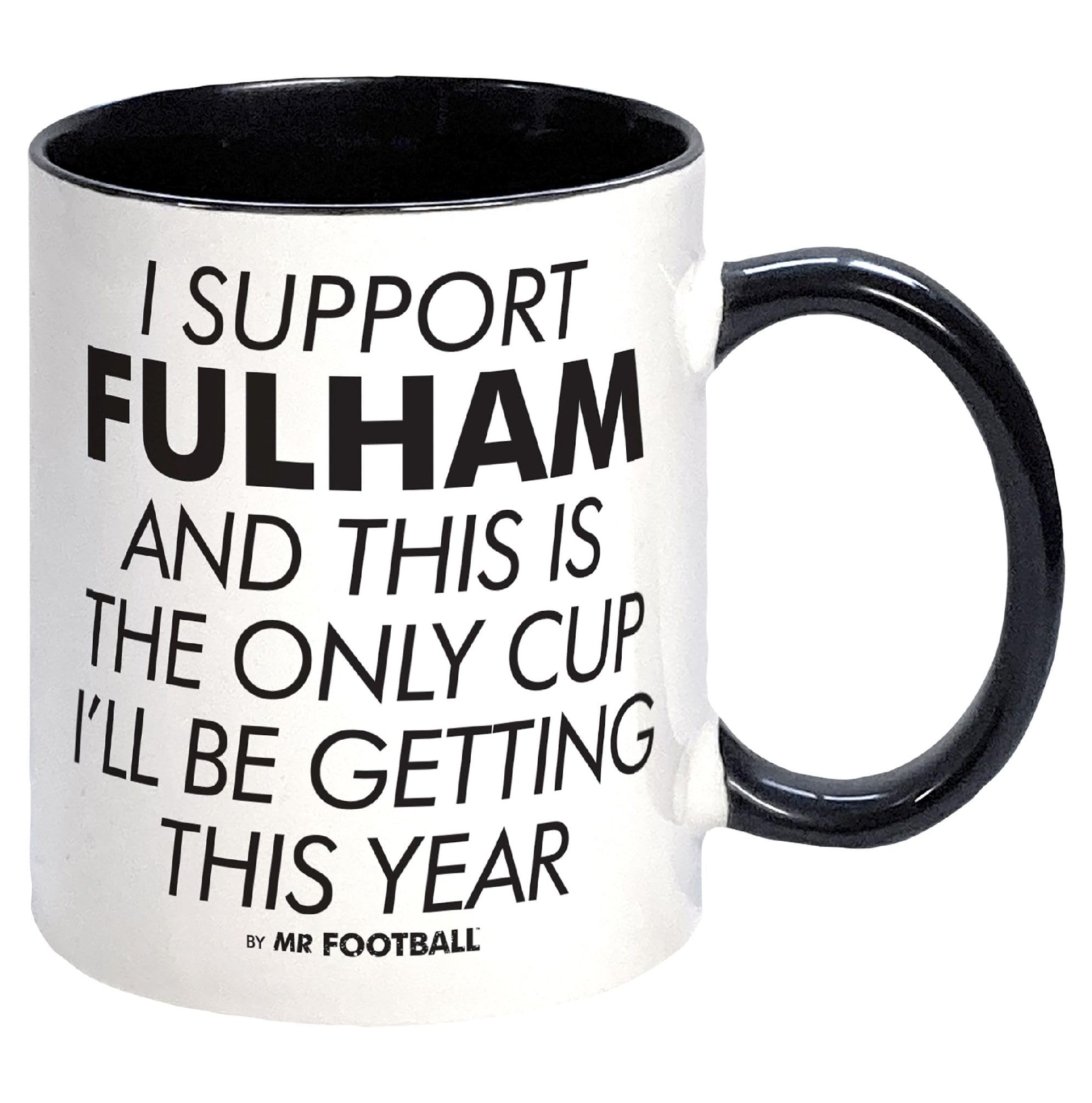 I Support Fulham and This is only Cup -Gift Boxed Mug Present idea for Fan Supporter