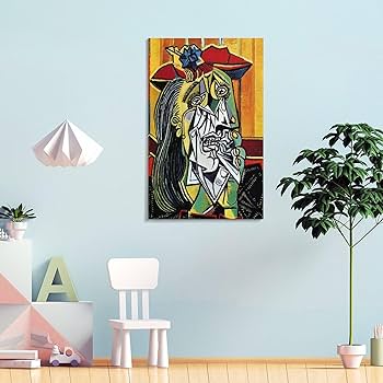 Amazon.co.jp: Pablo Picassoパブロ・ピカソ画家の作品（泣く女