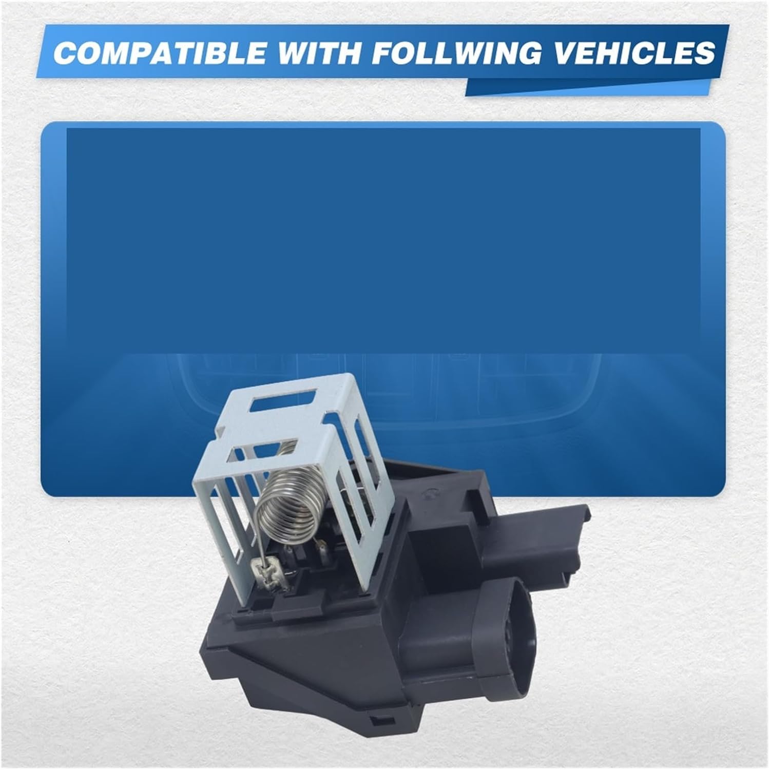 AC Fan Resistor Radiator Heater Fan Blower Motor Resistor Fit For Peugeot 308 3008 5008 2014-2019 For Citroen C4 Mk2 9663558880 1267J6 4+2pins