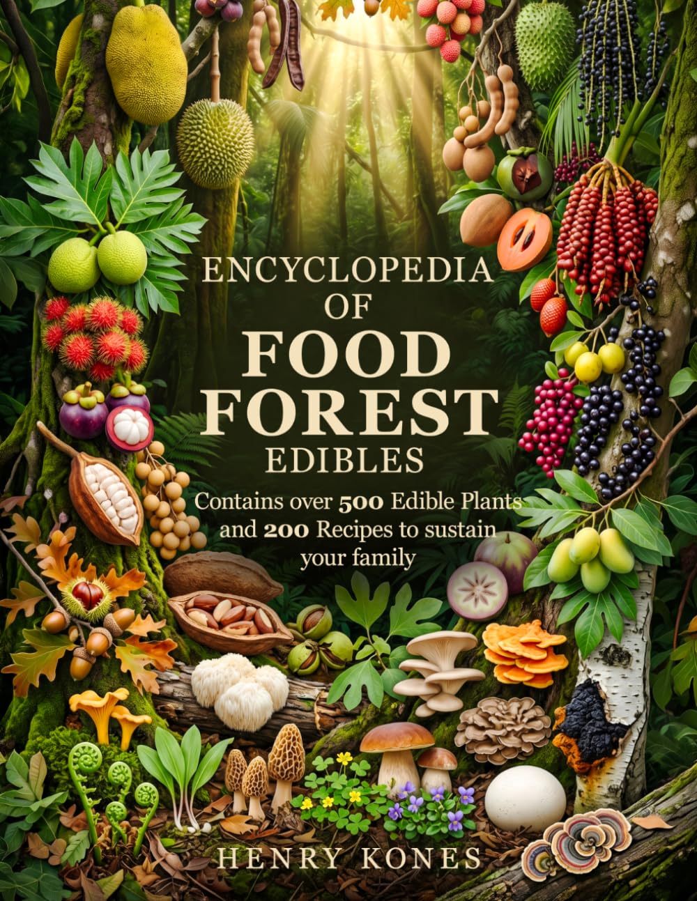 Encyclopedia of Food Forrest Edibles: Contains over 500 Edible Plants and 200 Recipes to Sustain your family