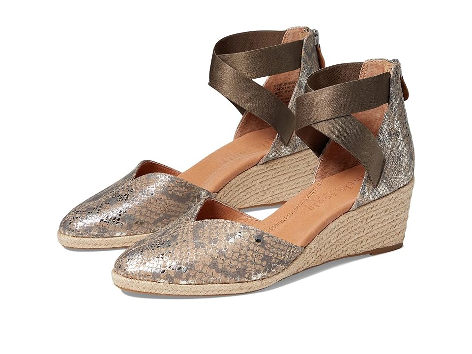 Gentle Souls by Kenneth Cole Orya (Dark Brown Snake) Women's Shoes INTERNATIONAL SHIPPING