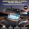 Interactive Screen Wireless Gaming Controller Compatible with PC/PS4/Switch/Android/iOS 4 Programmable Buttons Turbo 6-axis Gyro Dual Vibration RGB Lighting Share Screenshot 1000mAh Wake-up