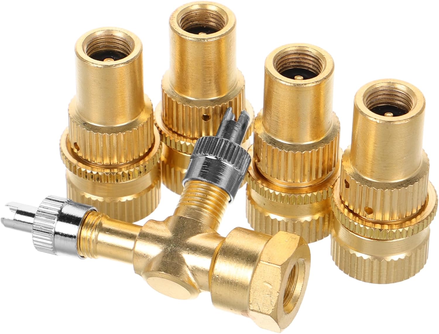 Adjustable Tire Deflator Tool Suvs Motorbikes and Accurate Tire Pressure Bleeder Valve Kit for