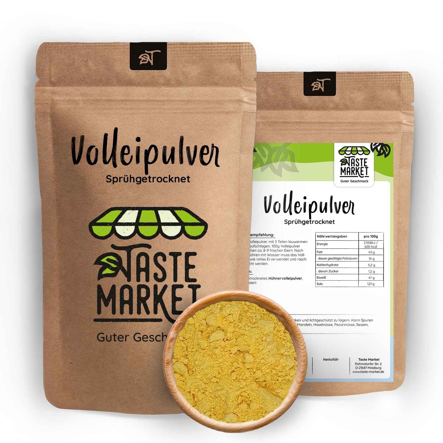 Taste Market Volleipulver 500 g