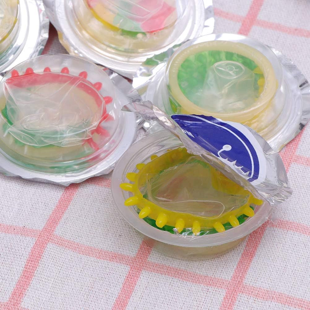 14Pcs Comfortable Men Condoms Colorful Flower Condoms Latex Male Flavored Healthy Useful Safe Supplies Party Favors Ultra Thin