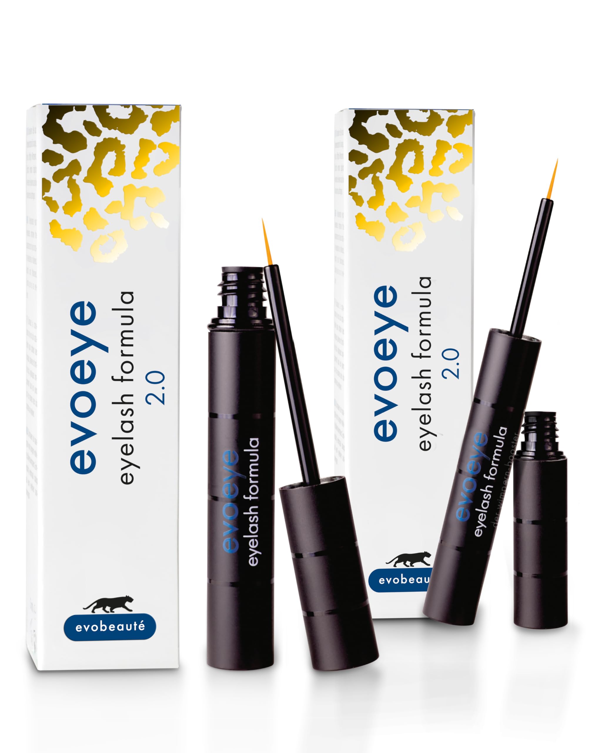 Set Ventaja evoeye Eyelash Formula 2.0 – 3 ml + 1 ml | Sérum de pestañas con booster natural para pestañas más largas y densas en 6–8 semanas | Lash Serum