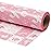 Ulmasinn Reversible Christmas Wrapping Paper Pink Mini Roll 17 Inches X 33 Feet for Girls Kids,printed with Ho Ho and Pink Holiday Collection Design for Festivals, Parties, Celebrations