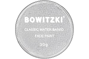 Professional-Grade Metallic Silver Face Paint by Bowitzki