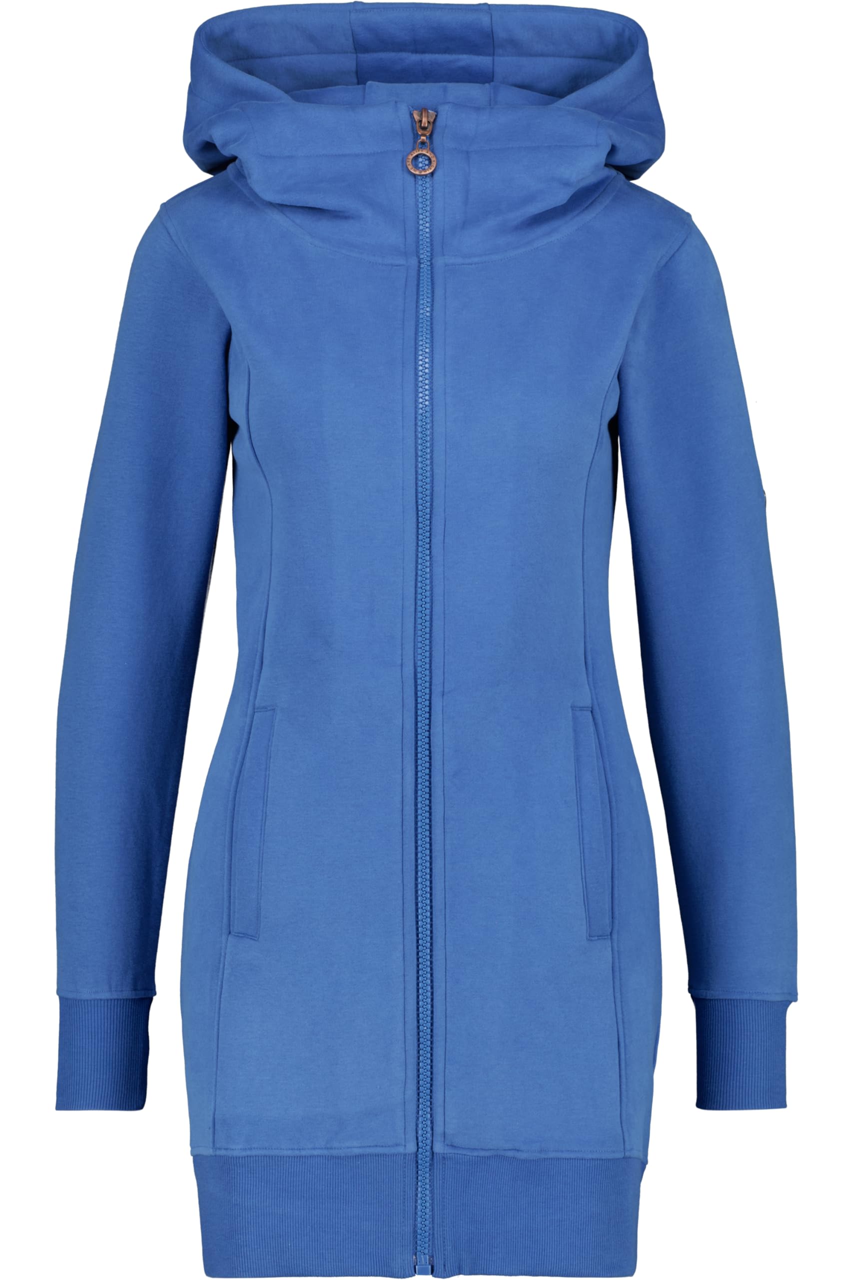 Alife Kickin Women's Cobalt Aife And Kickin Bernadetteak A Sweat Jacket - Long Sweat Jacket For Lightweight Hooded Jacket Made Of Soft Material, Hoodie With Full Zip, Sweat Jacket, Jacket, Xs