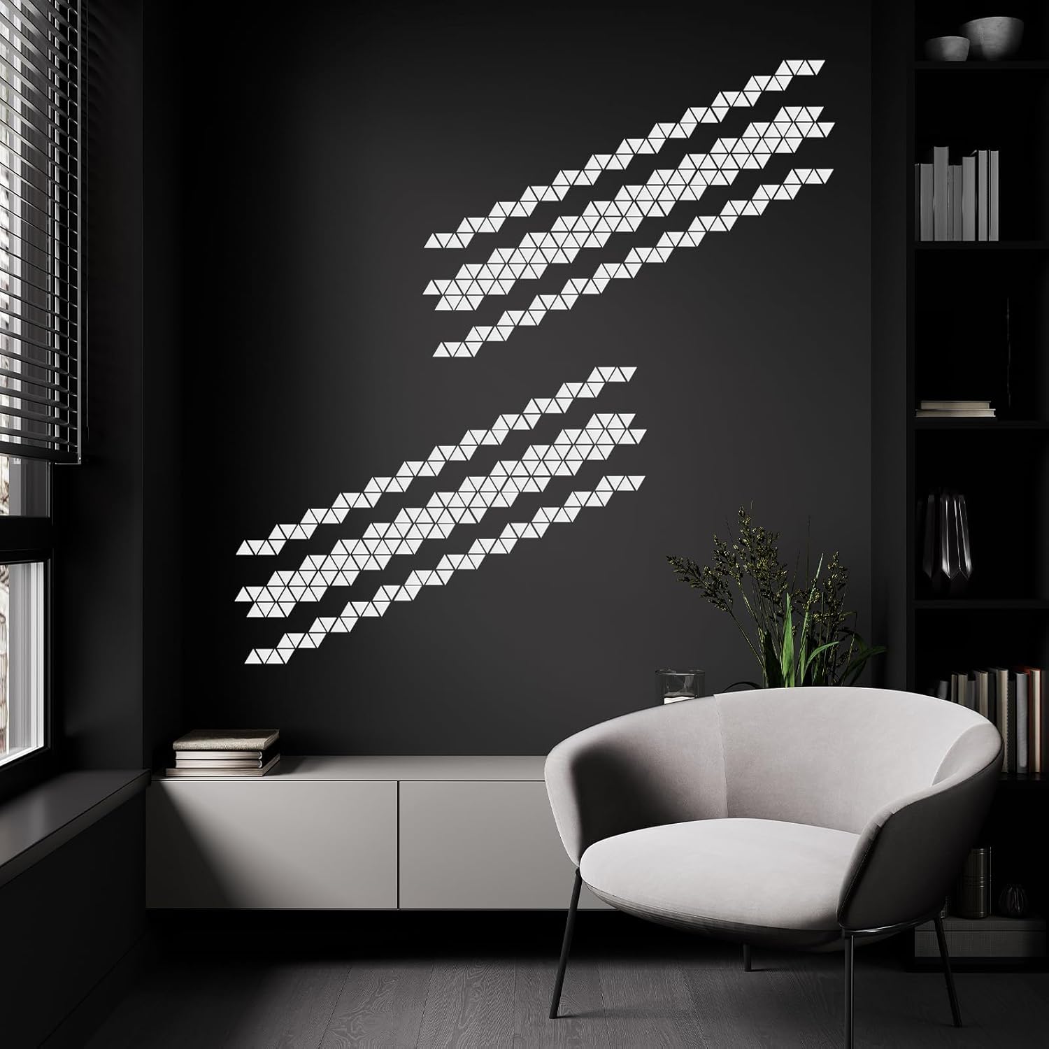 160Pcs Small Mirrors for Crafts,Self-Adhesive Mirror Pieces for Crafts,Acrylic Craft Mirror DIY Mirror Mosaic Tiles Pieces for Crafts Supplies Disco Ball Lamp Framing Wall Decoration - Image 5