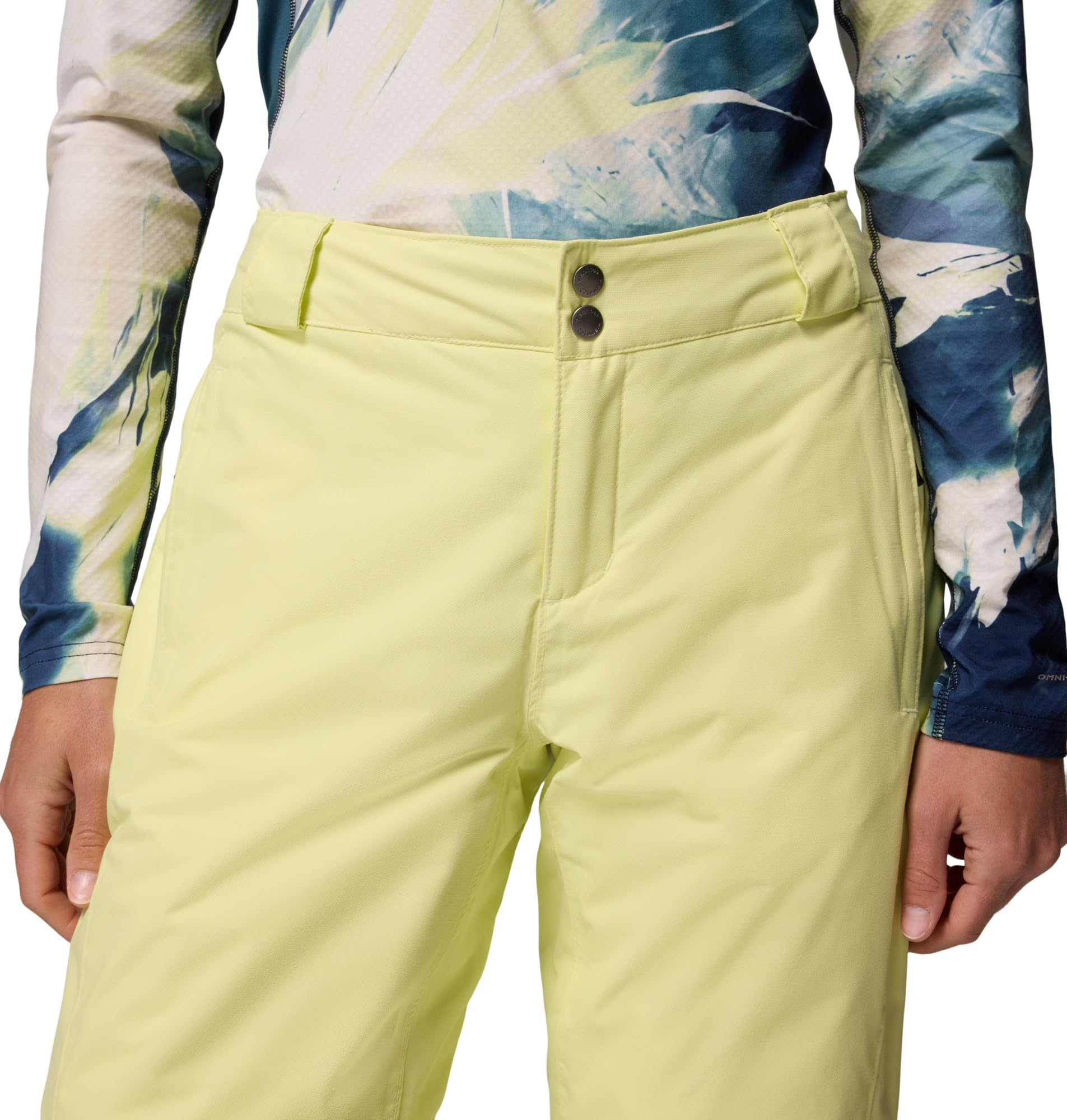 Columbia Damskie spodnie narciarskie Bugaboo 2, Citron Haze, XL/R